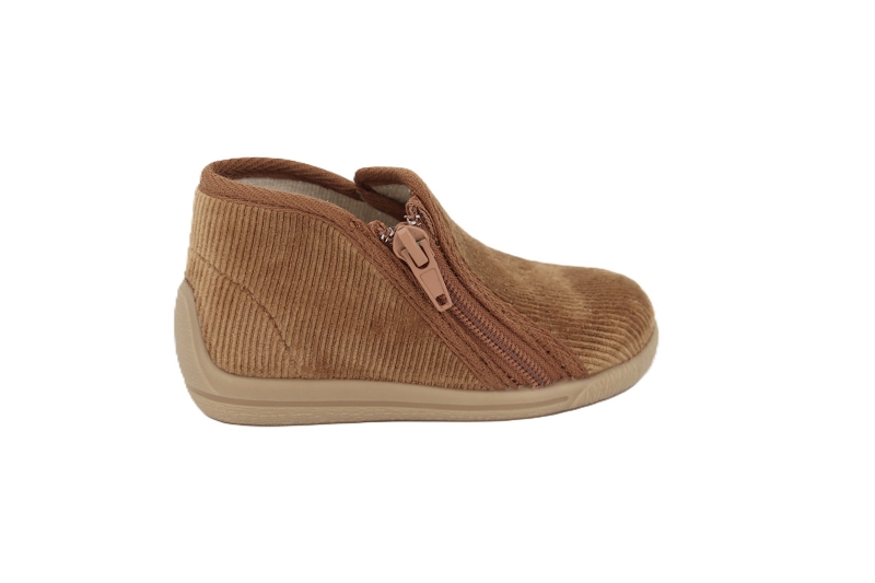 Bellamy pant chaussons pantoufles patou velours marron
