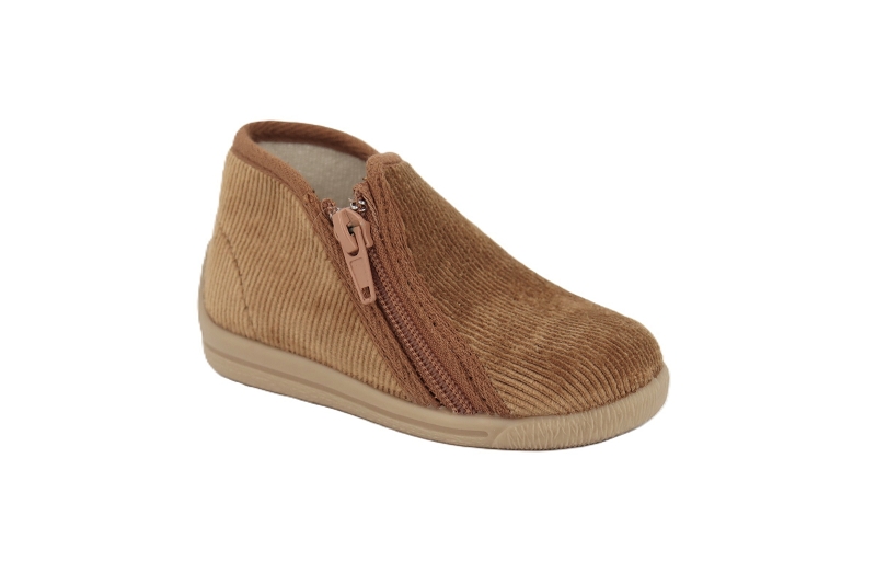Bellamy pant chaussons pantoufles patou velours marron7802901_2