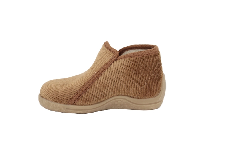 Bellamy pant chaussons pantoufles patou velours marron7802901_3