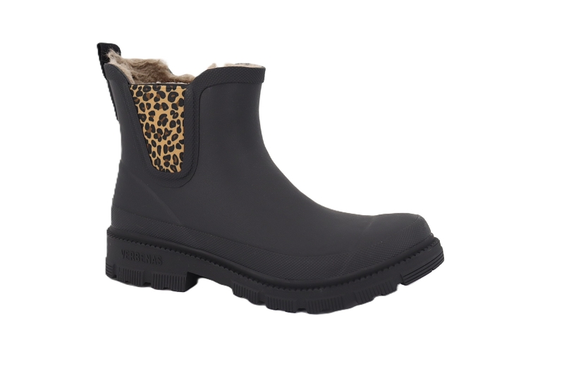 Verbenas boots et bottines lua mate fur noir7813401_2