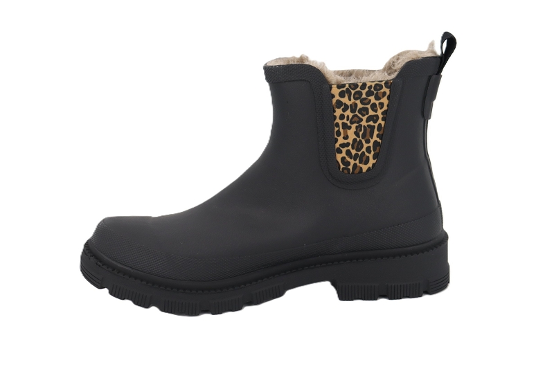 Verbenas boots et bottines lua mate fur noir7813401_3