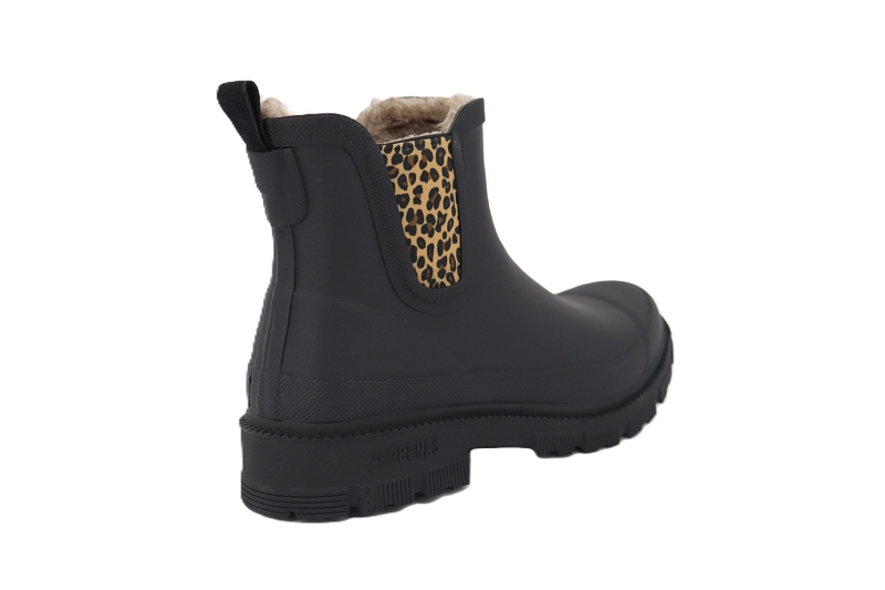 Verbenas boots et bottines lua mate fur noir7813401_4