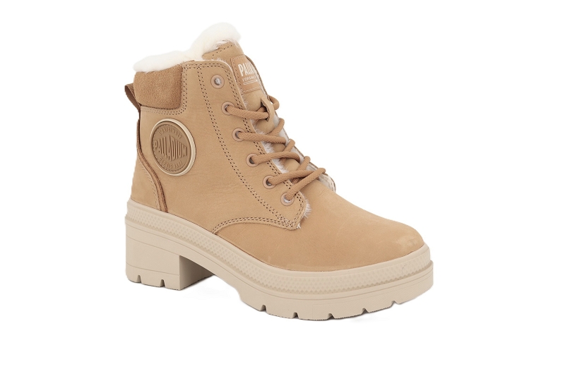 Palladium boots et bottines pallarise nbk wl marron7816801_2