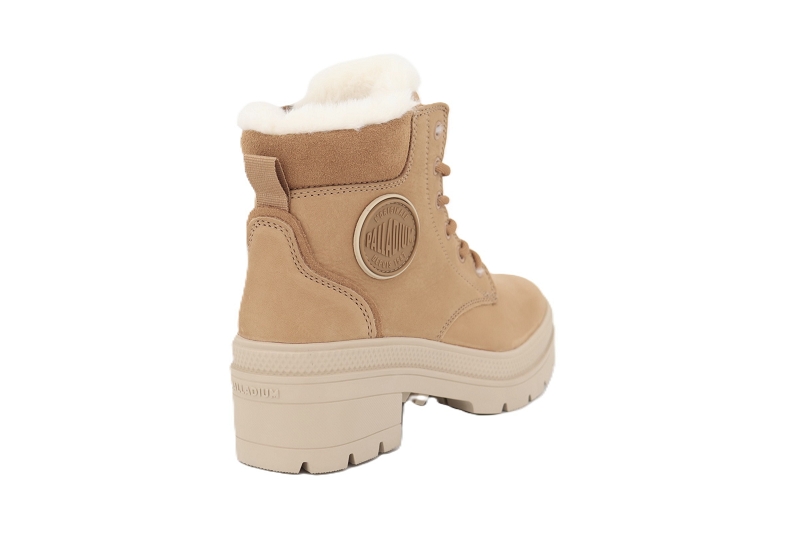Palladium boots et bottines pallarise nbk wl marron7816801_4