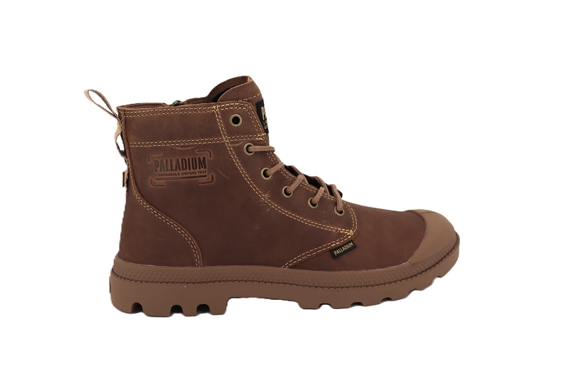 Palladium boots et bottines pampa zip lth legacy marron