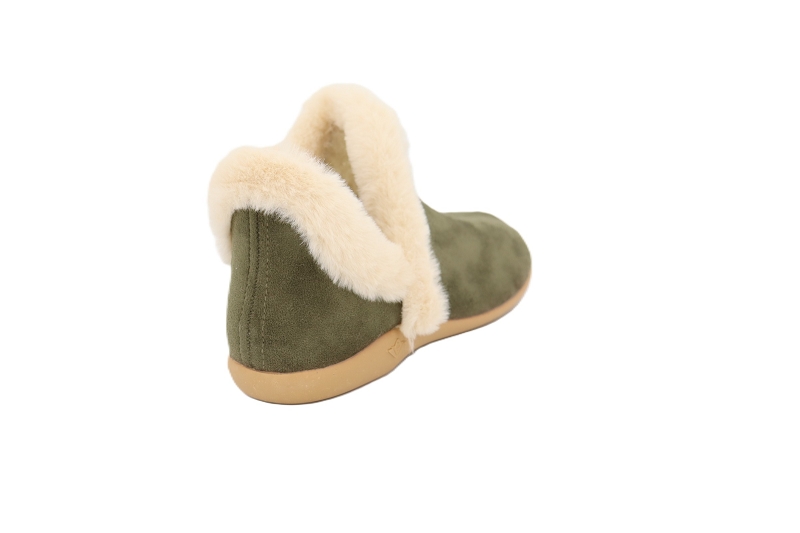 La bande a mich chaussons pantoufles daine vert7831301_4