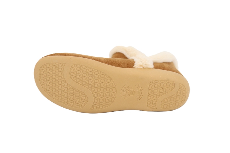 La bande a mich chaussons pantoufles daine marron7831302_5
