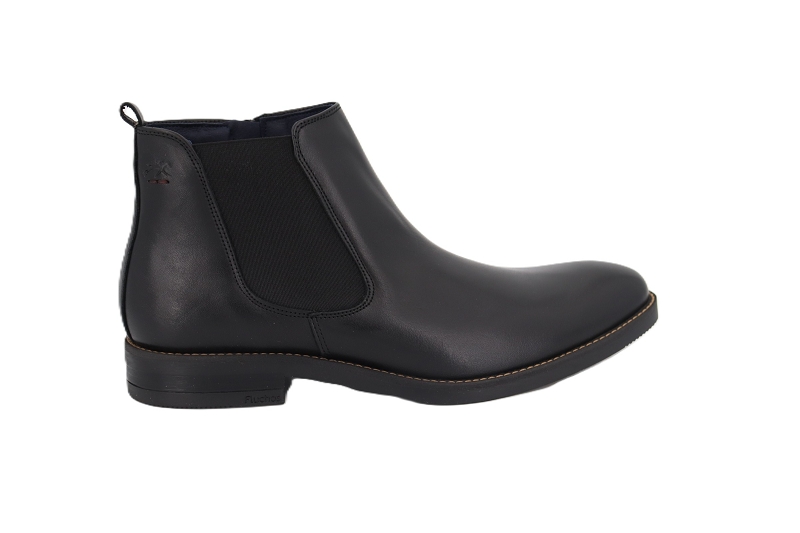Fluchos boots et bottines chelsea noir