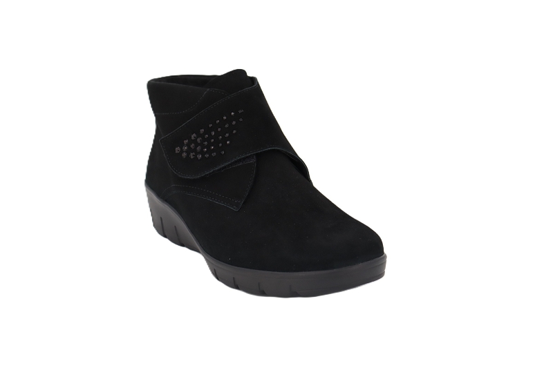 Semler boots et bottines voile noir7835601_2