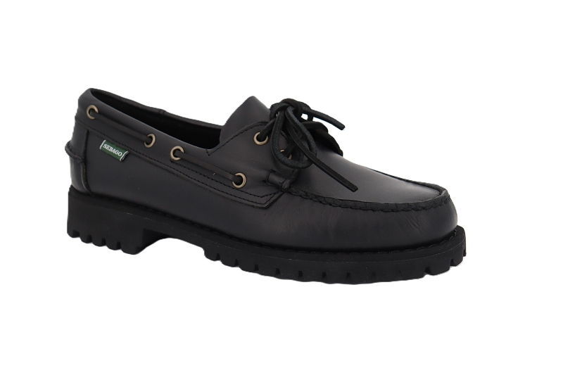 Sebago bateaux ranger waxy noir7838401_2