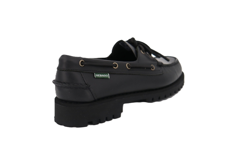 Sebago bateaux ranger waxy noir7838401_4