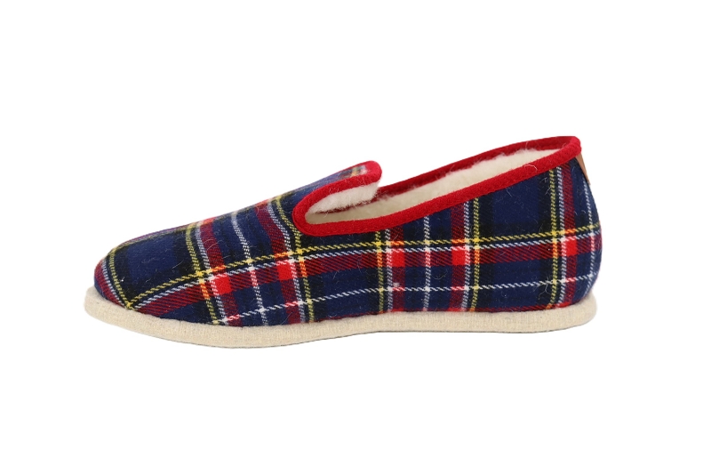 Chausse mouton chaussons pantoufles edimbourg bleu7840901_3