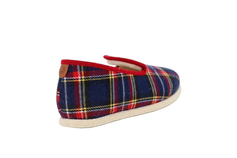 Chausse mouton chaussons pantoufles edimbourg bleu7840901_4