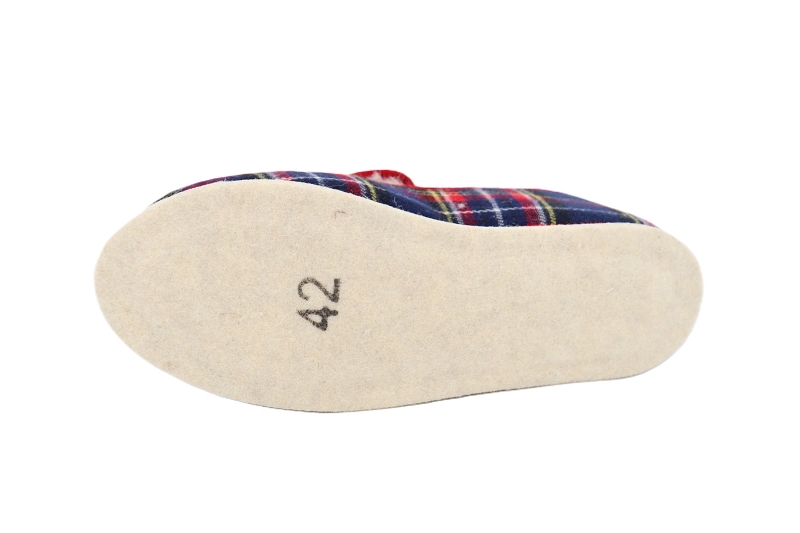 Chausse mouton chaussons pantoufles edimbourg bleu7840901_5