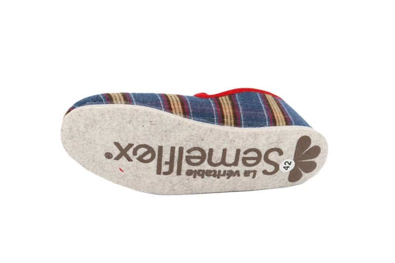 Semelflex chaussons pantoufles pierre luc bleu7845301_5