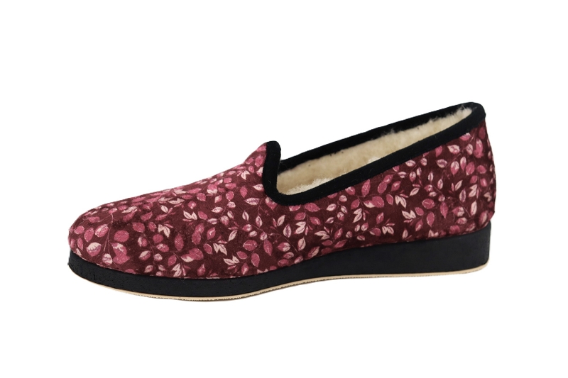 Semelflex chaussons pantoufles calolea bordeaux7845502_3
