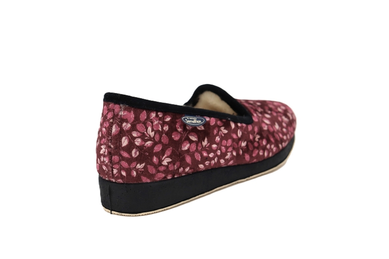 Semelflex chaussons pantoufles calolea bordeaux7845502_4