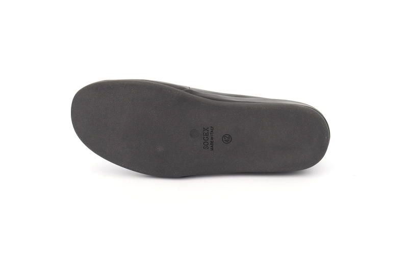 Semelflex chaussons pantoufles ministre noir7845801_5