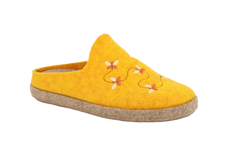 Josef seibel chaussons pantoufles lara01 jaune7848301_2