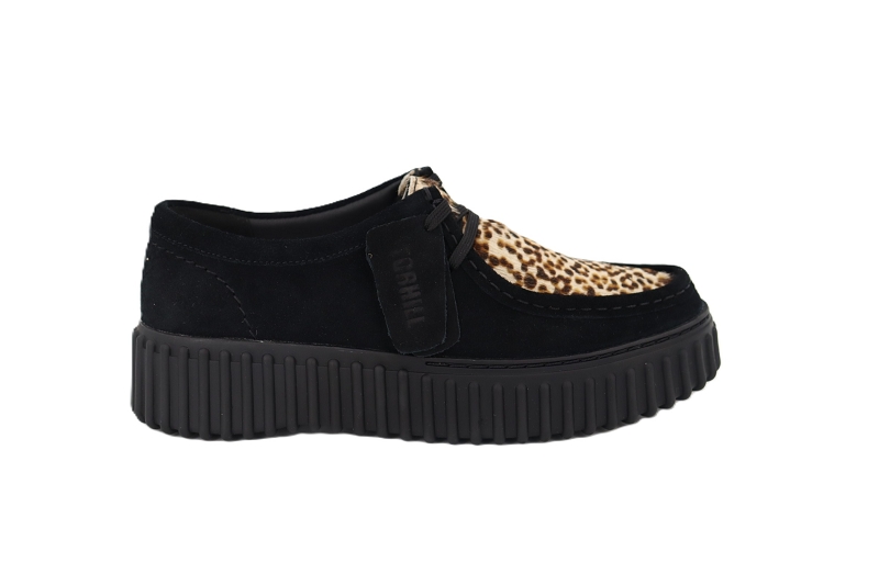 Clarks derbies torhill bee leopard noir