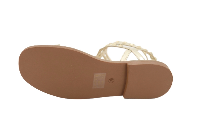 Les tropeziennes sandales nu pieds coralie dore7859002_5