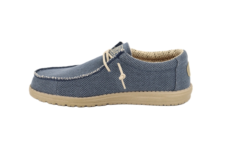 Hey dude mocassins wally braided bleu7862402_3