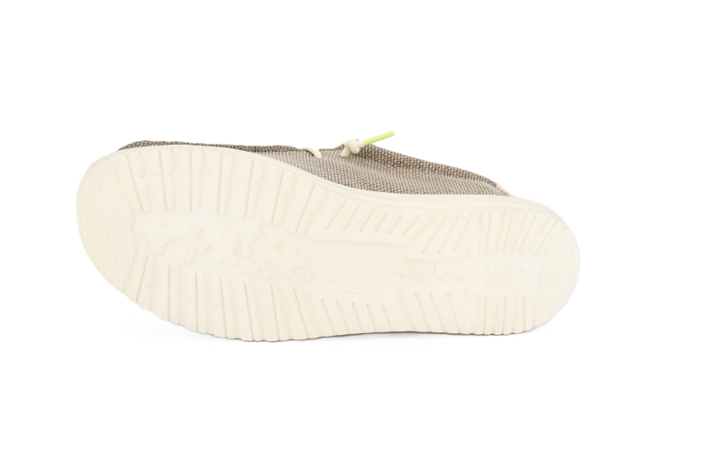 Hey dude mocassins wally braided marron7862403_5