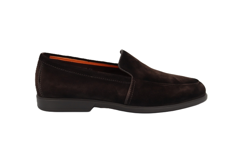 Santoni mocassins malibu marron
