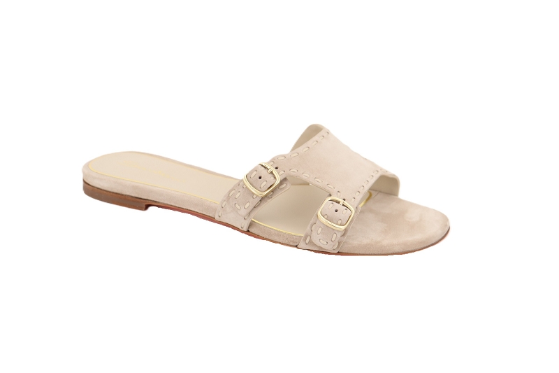 Santoni f mules et sabots didi beige7865301_2