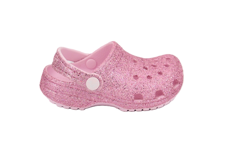 Crocs mules et sabots classic  chunky glitter  clog rose