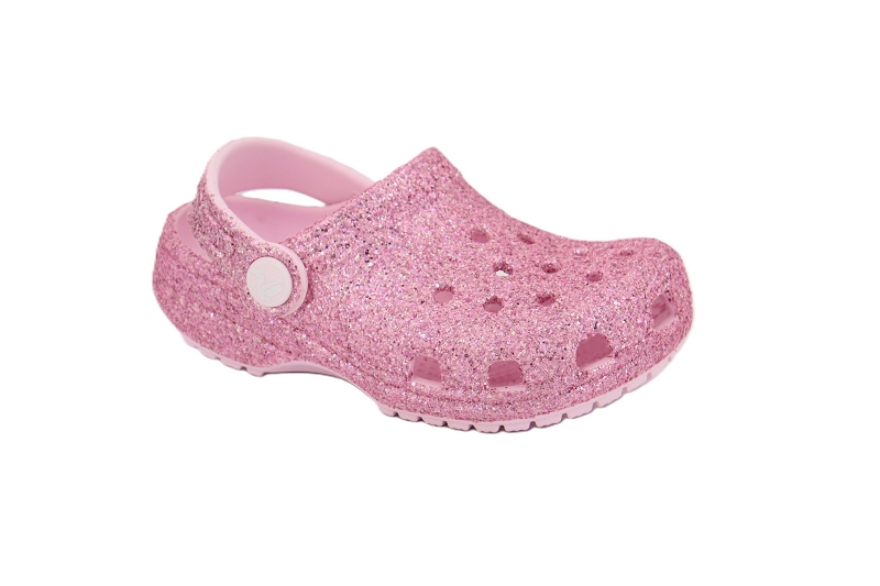 Crocs mules et sabots classic  chunky glitter  clog rose7868301_2