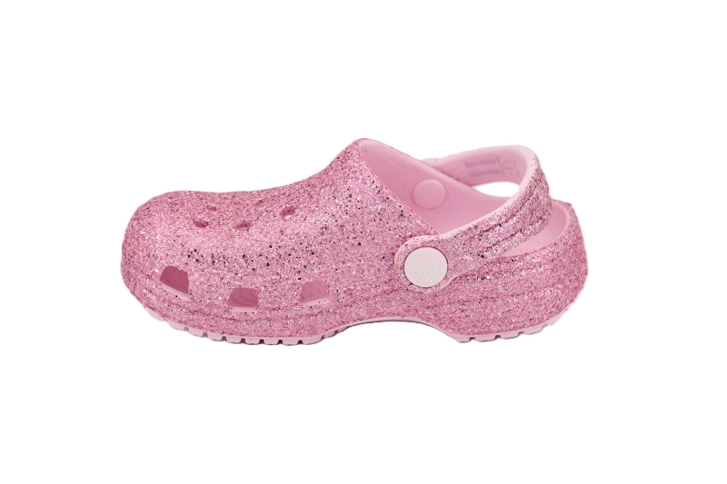 Crocs mules et sabots classic  chunky glitter  clog rose7868301_3