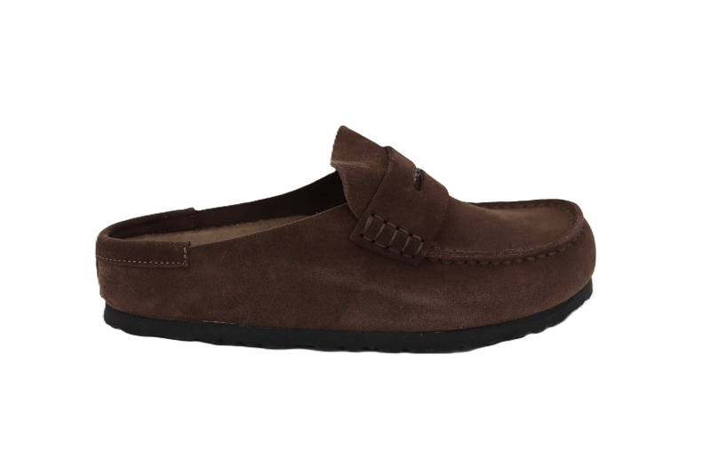 Birkenstock mules et sabots naples marron