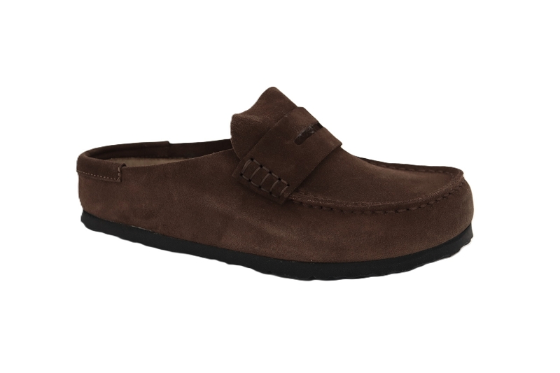 Birkenstock mules et sabots naples marron7869502_2