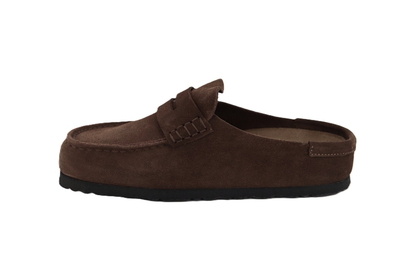 Birkenstock mules et sabots naples marron7869502_3