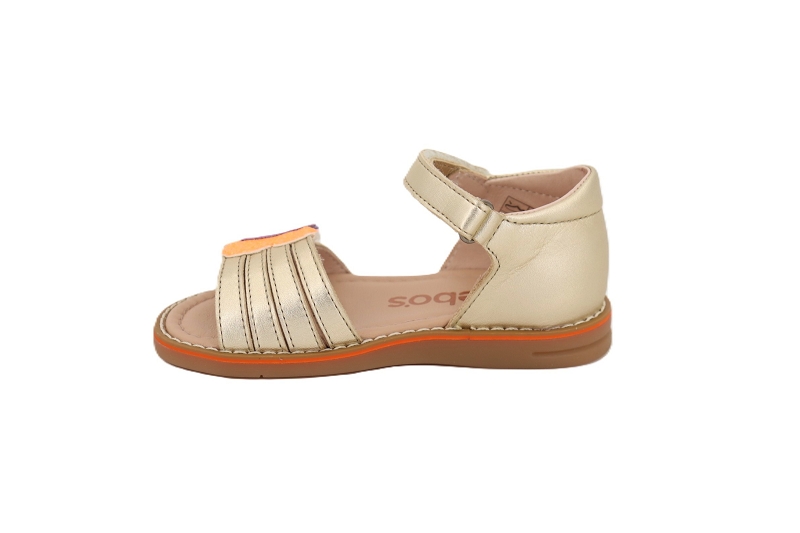 Acebos sandales nu pieds papillon dore7871201_3