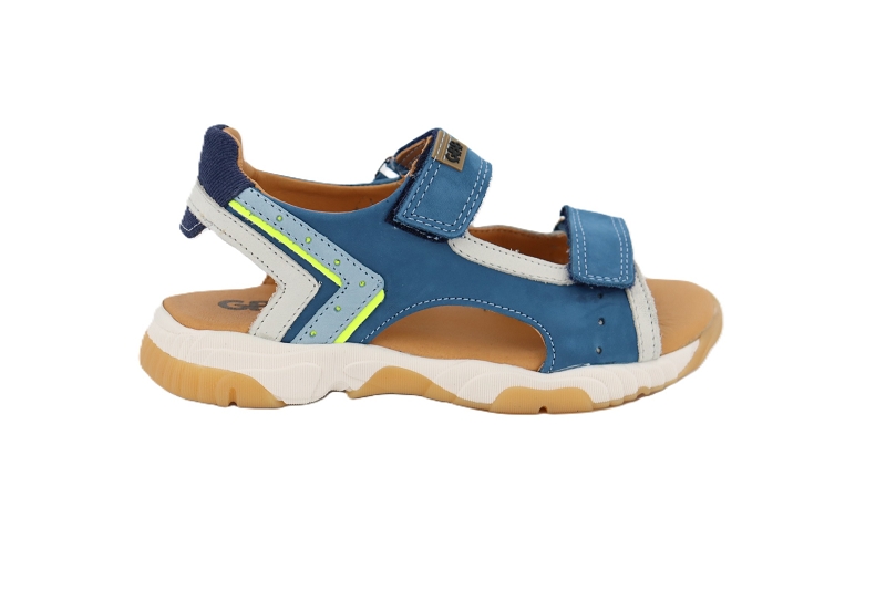 Gbb sandales nu pieds volontaire bleu