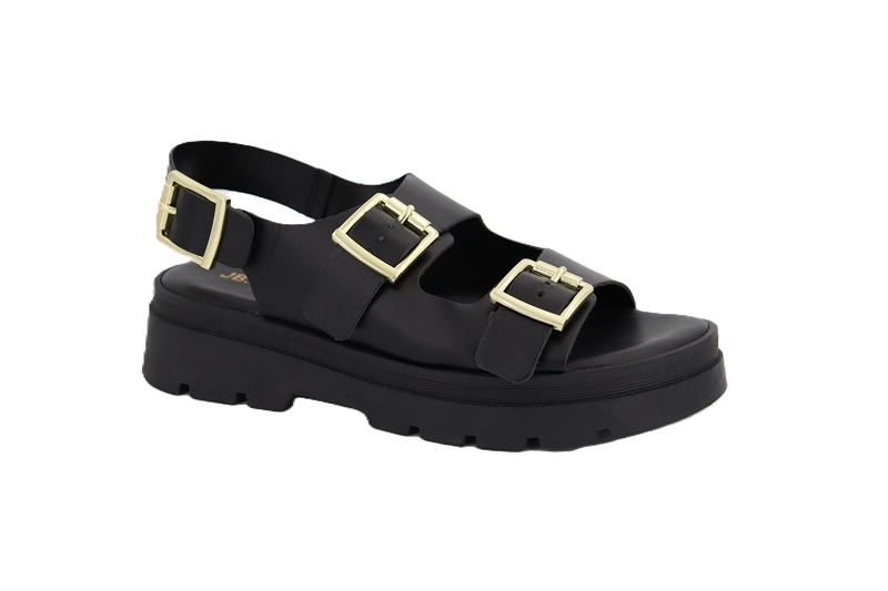 Jb martin sandales nu pieds delta noir7876101_2