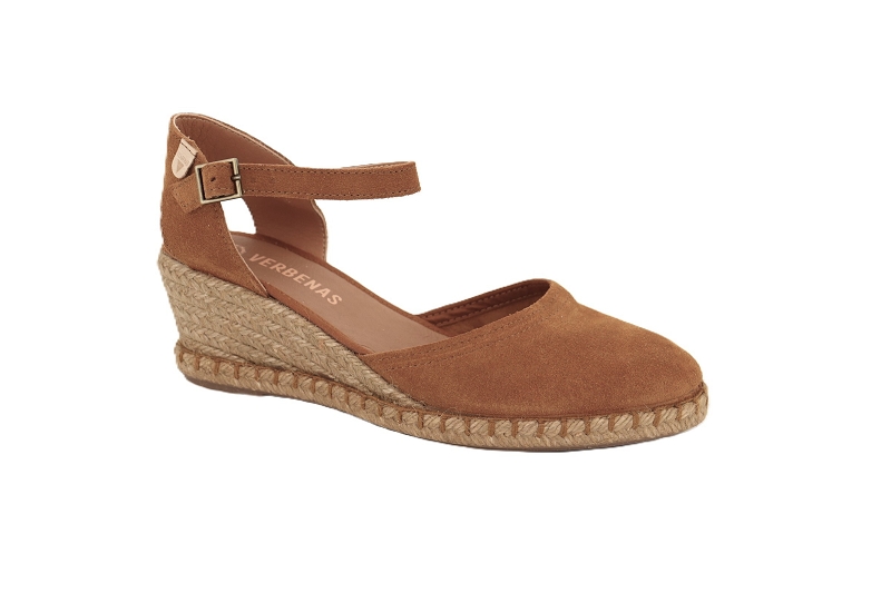 Verbenas chaussures espadrilles malena serraje marron7878401_2