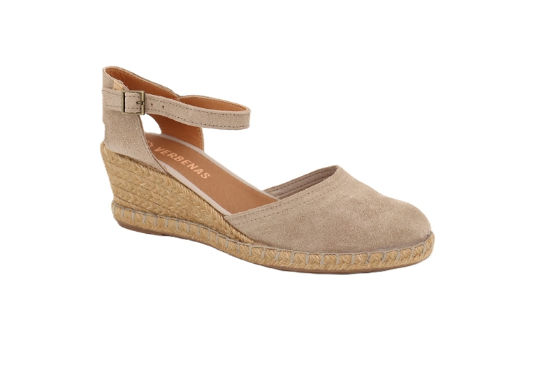 Verbenas chaussures espadrilles malena serraje beige7878402_2