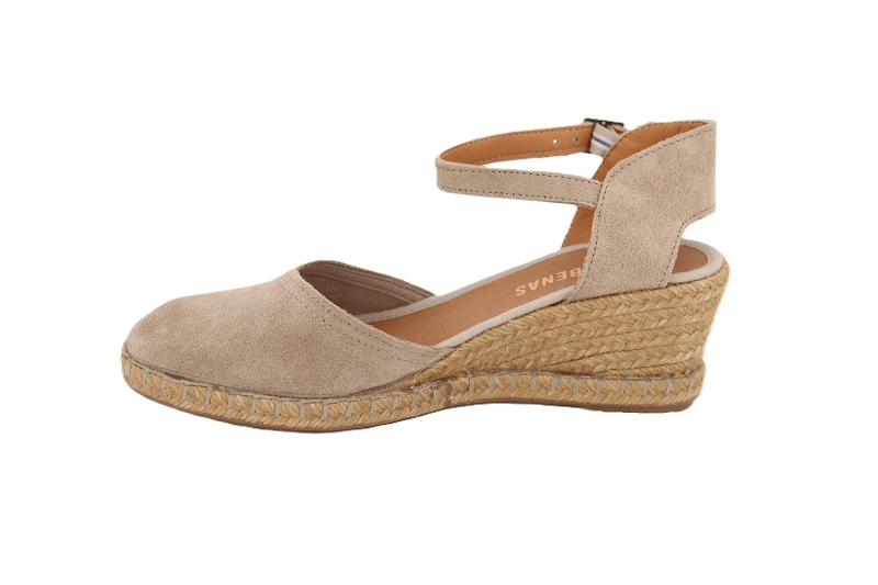 Verbenas chaussures espadrilles malena serraje beige7878402_3