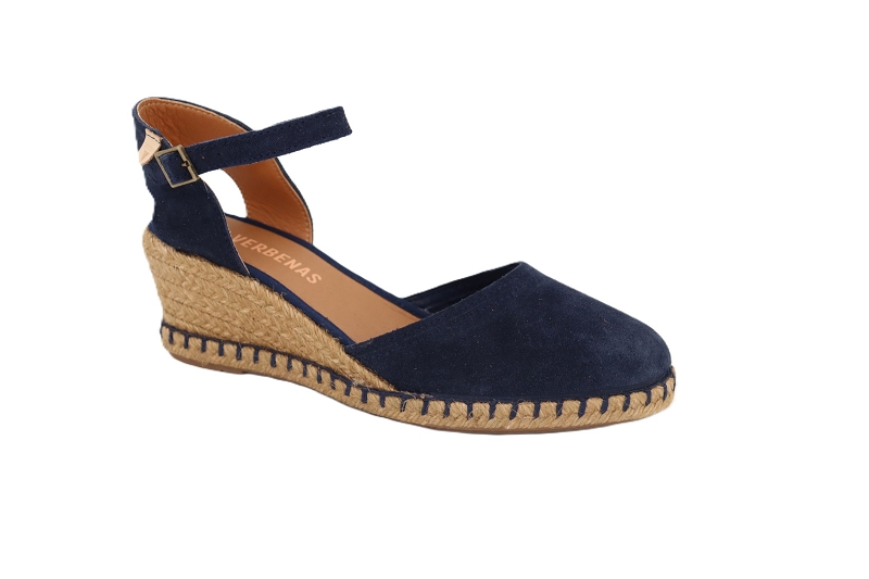 Verbenas chaussures espadrilles malena serraje bleu7878403_2