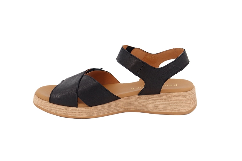 Paula urban sandales nu pieds mayorque noir7878901_3