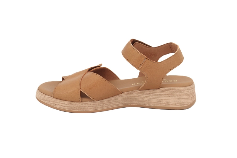 Paula urban sandales nu pieds mayorque marron7878902_3
