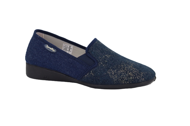 Semelflex chaussons pantoufles marie colette bleu7880001_2