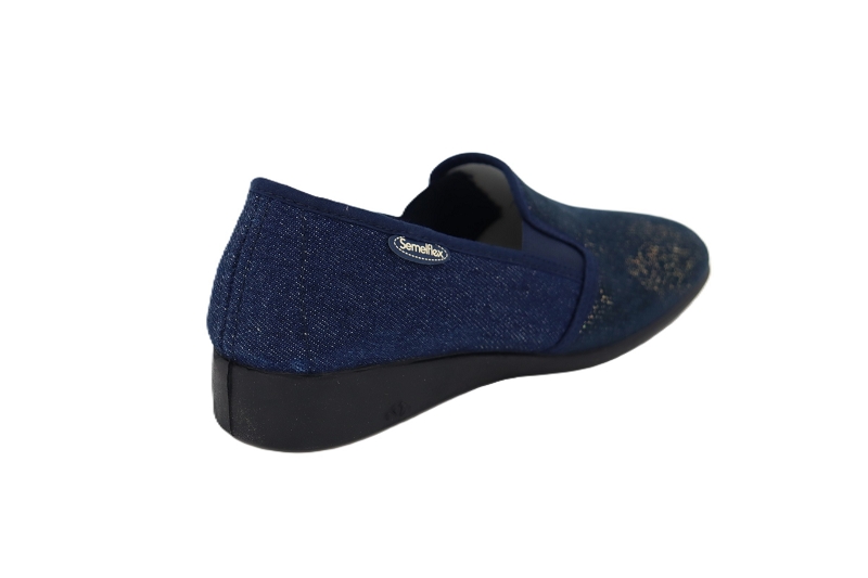 Semelflex chaussons pantoufles marie colette bleu7880001_4