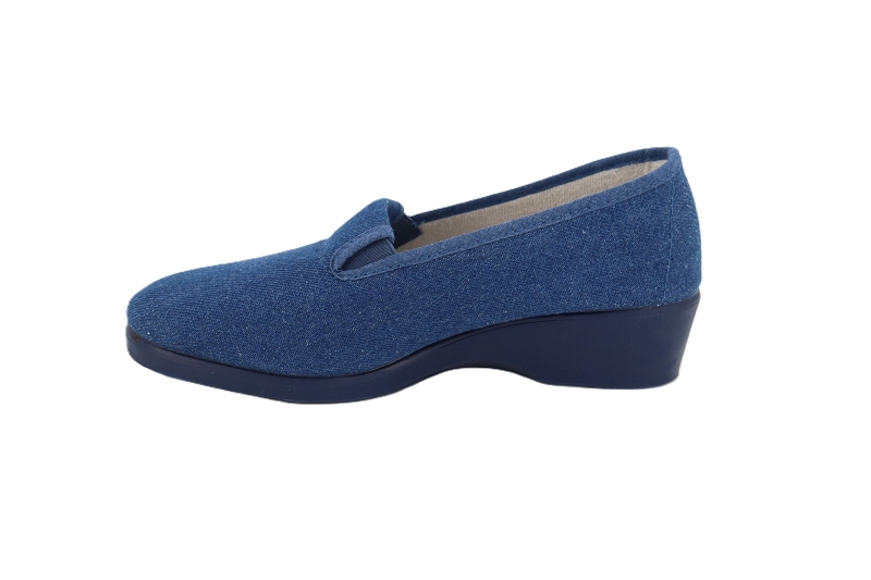 Semelflex chaussons pantoufles ginette bleu7880201_3