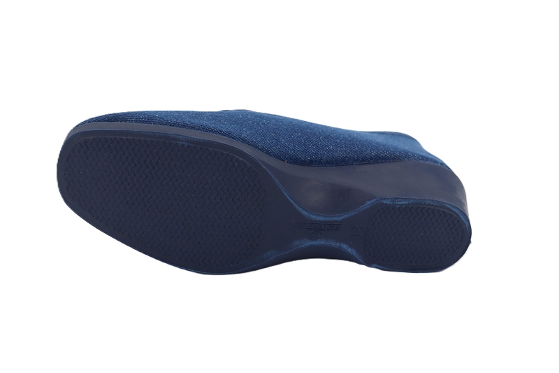 Semelflex chaussons pantoufles ginette bleu7880201_5
