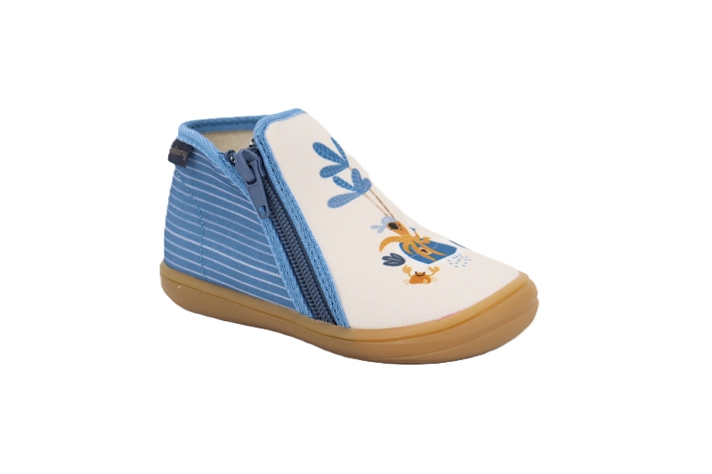 Bellamy pant chaussons pantoufles paulin bleu7881501_2