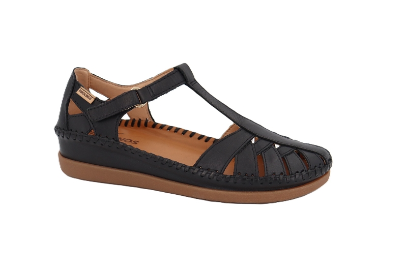 Pikolinos sandales nu pieds coti noir7882502_2